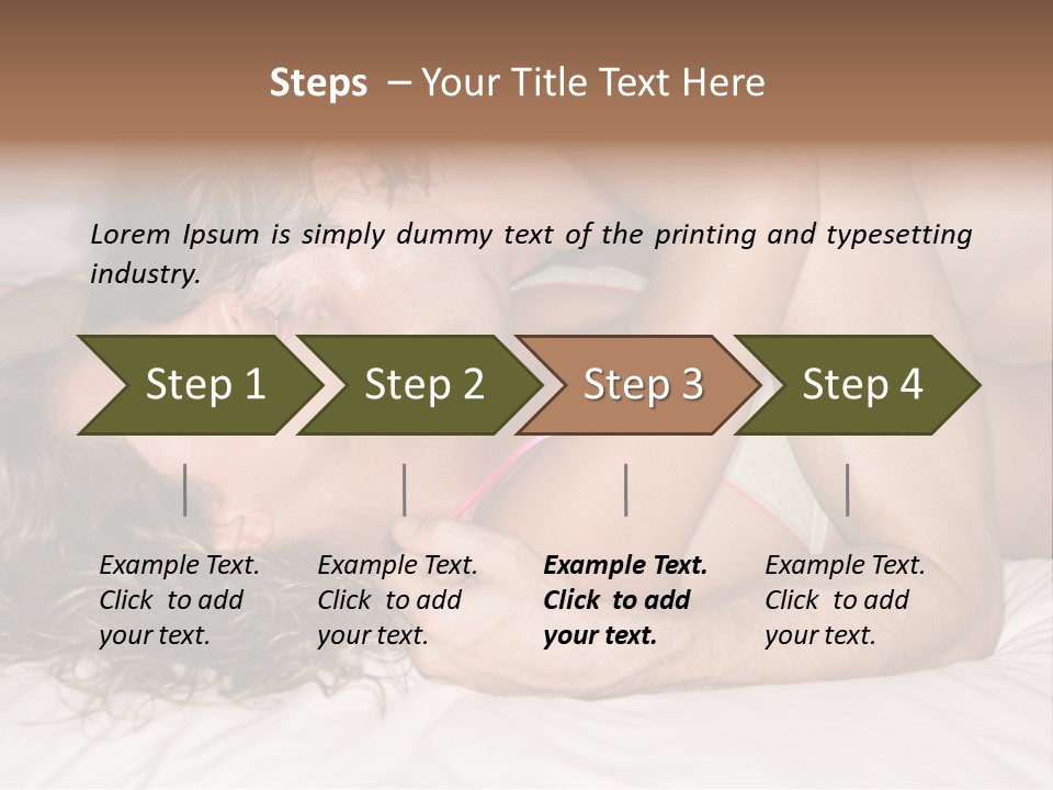Playful White Close Up PowerPoint Template