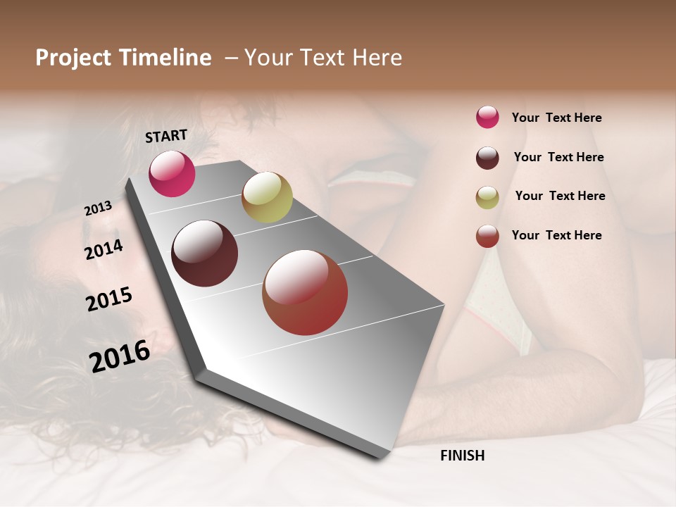 Playful White Close Up PowerPoint Template