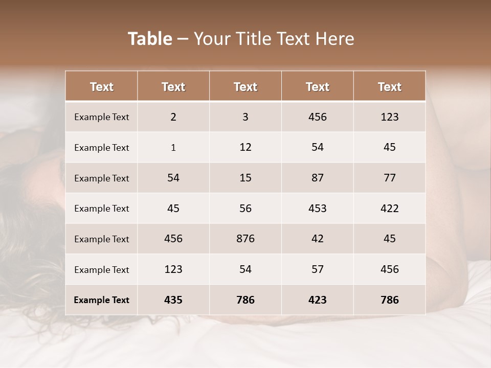 Playful White Close Up PowerPoint Template