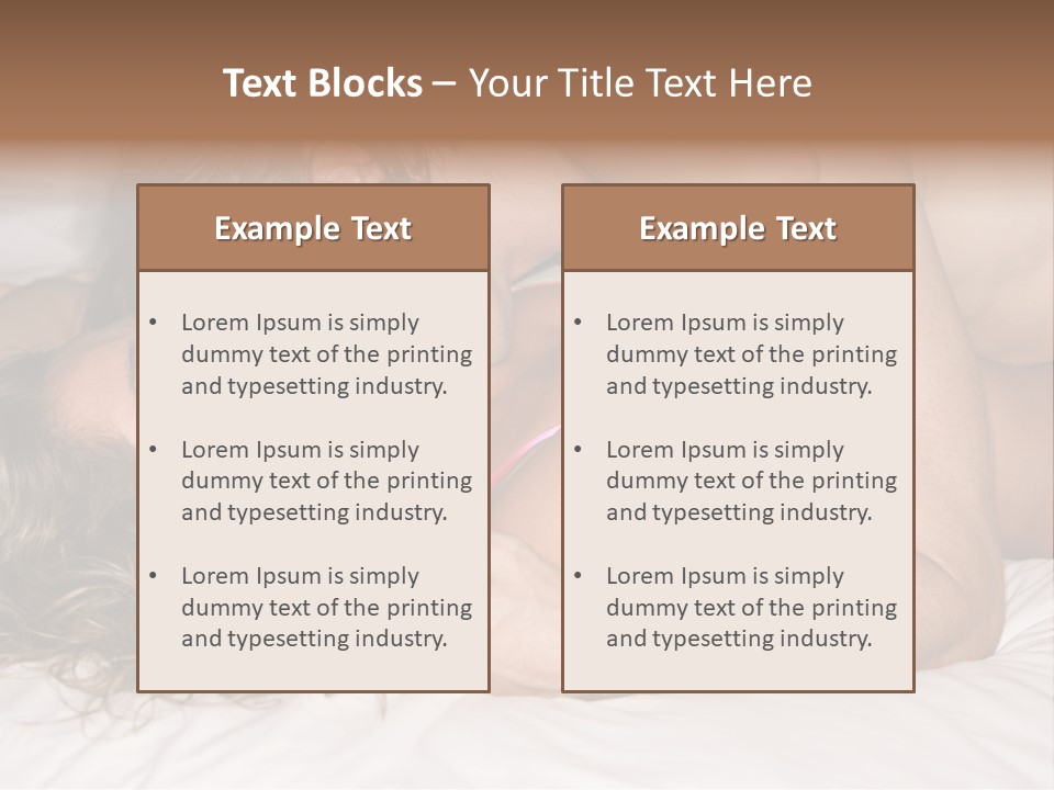 Playful White Close Up PowerPoint Template
