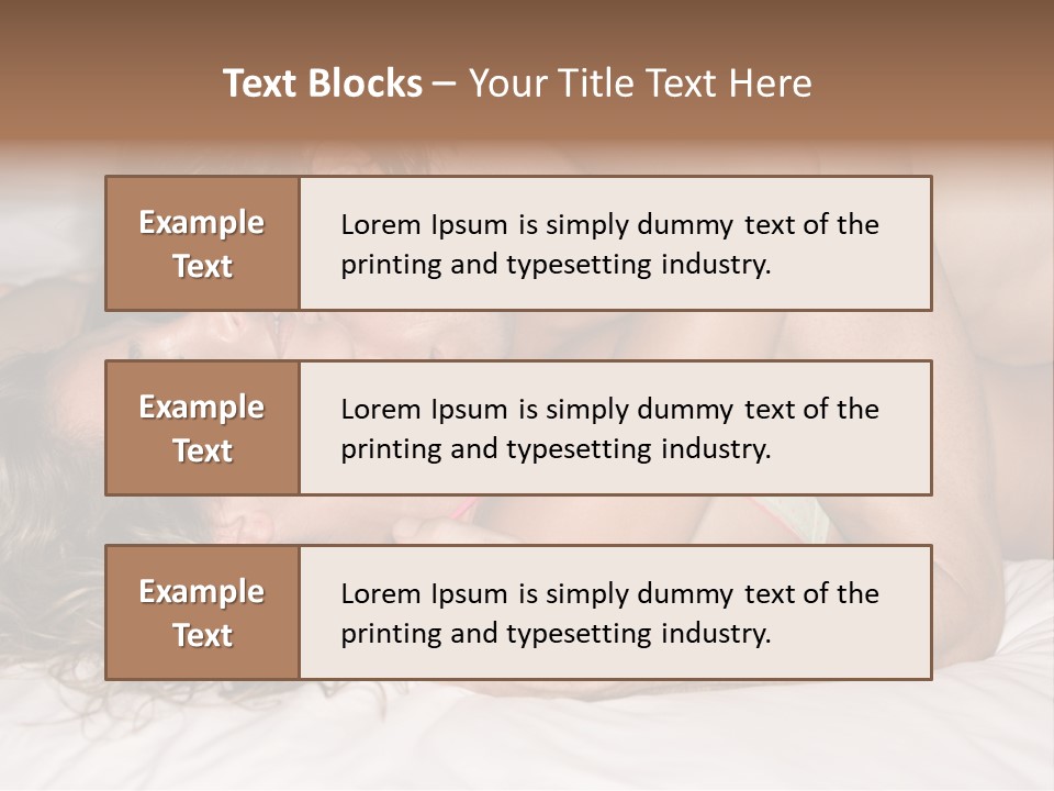 Playful White Close Up PowerPoint Template
