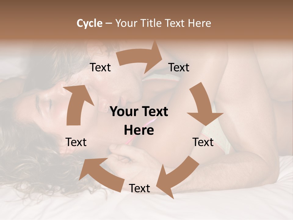 Playful White Close Up PowerPoint Template