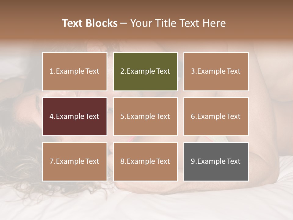 Playful White Close Up PowerPoint Template