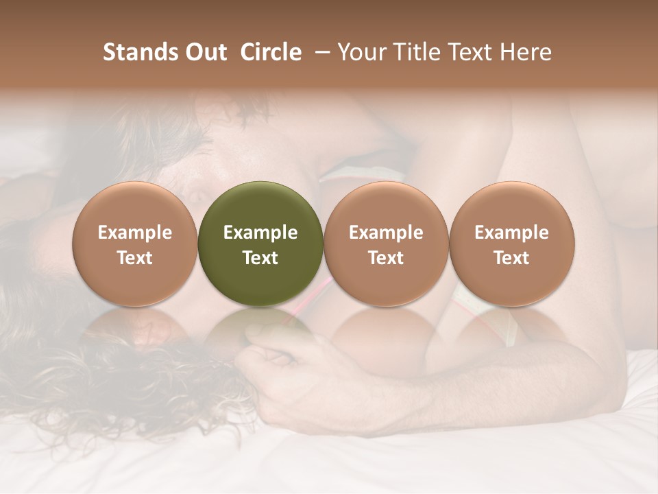 Playful White Close Up PowerPoint Template