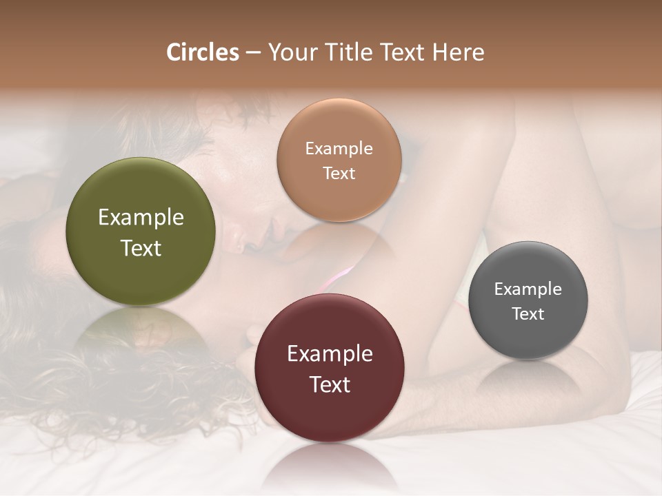 Playful White Close Up PowerPoint Template