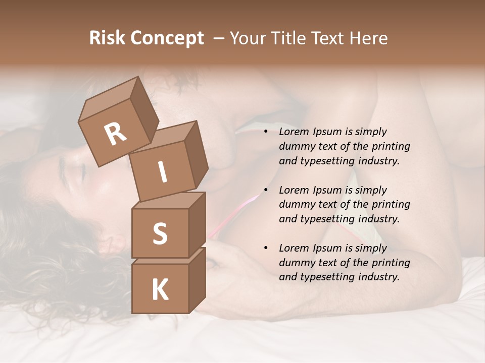 Playful White Close Up PowerPoint Template