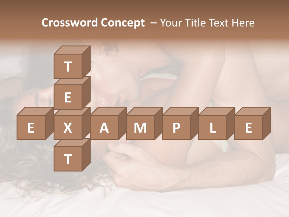 Playful White Close Up PowerPoint Template