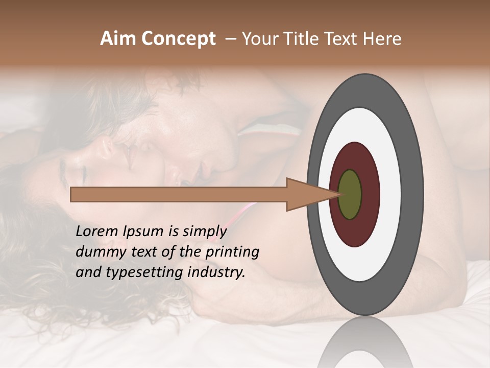 Playful White Close Up PowerPoint Template