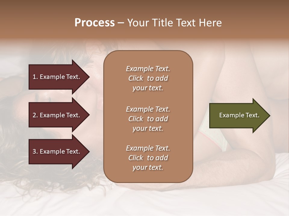 Playful White Close Up PowerPoint Template