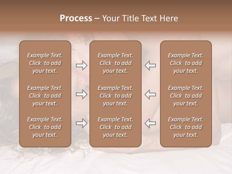 Playful White Close Up PowerPoint Template