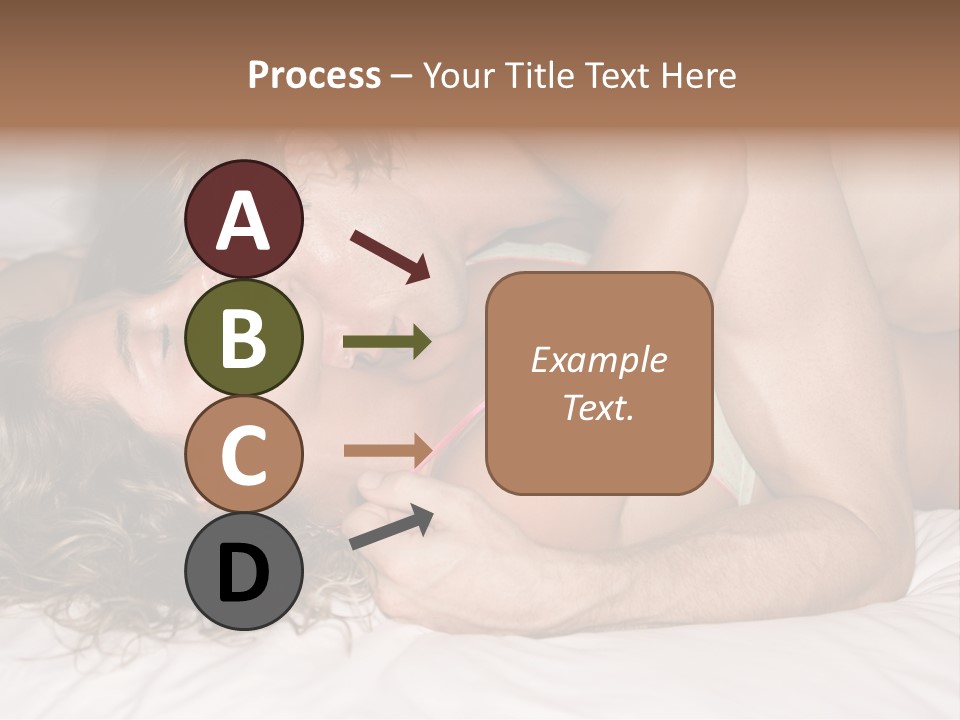 Playful White Close Up PowerPoint Template