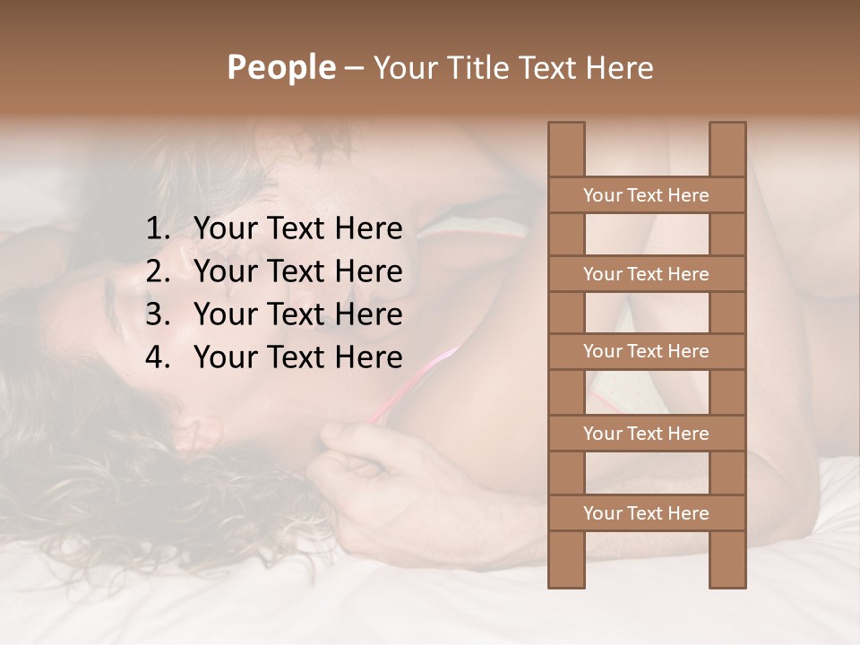 Playful White Close Up PowerPoint Template