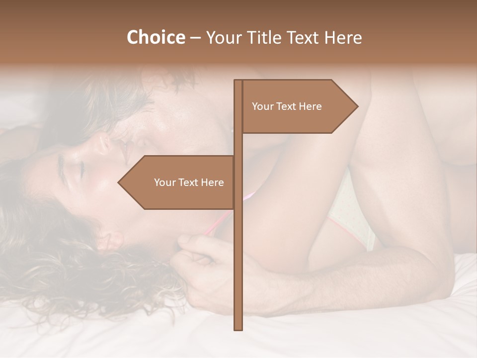 Playful White Close Up PowerPoint Template