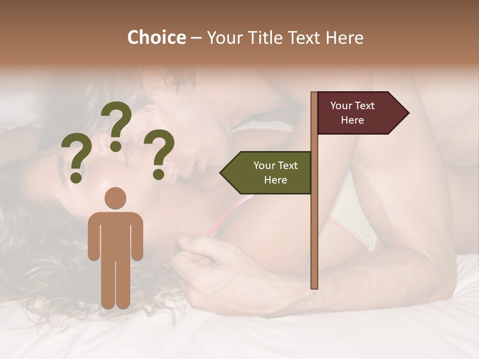 Playful White Close Up PowerPoint Template