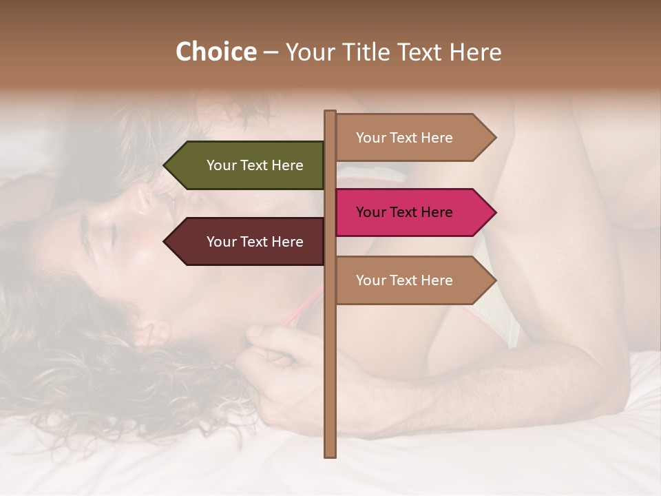 Playful White Close Up PowerPoint Template