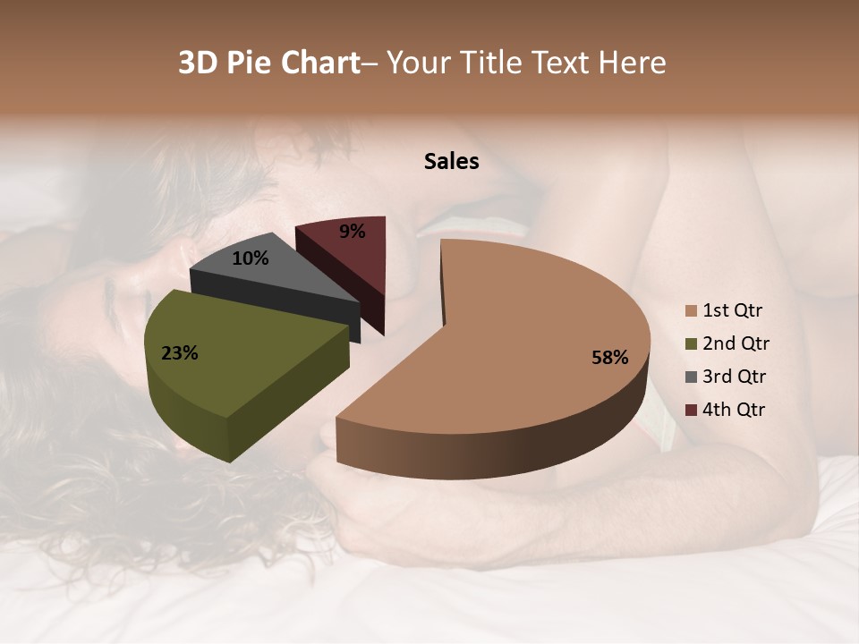 Playful White Close Up PowerPoint Template