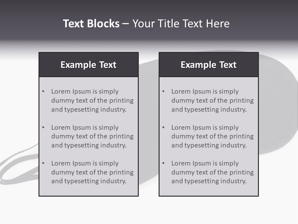 Protection Mask Stress PowerPoint Template