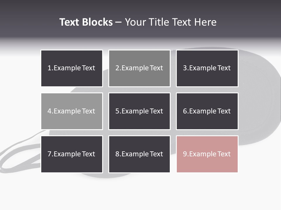 Protection Mask Stress PowerPoint Template