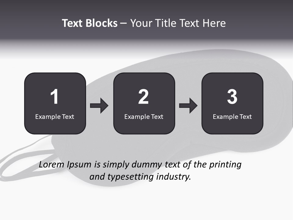 Protection Mask Stress PowerPoint Template