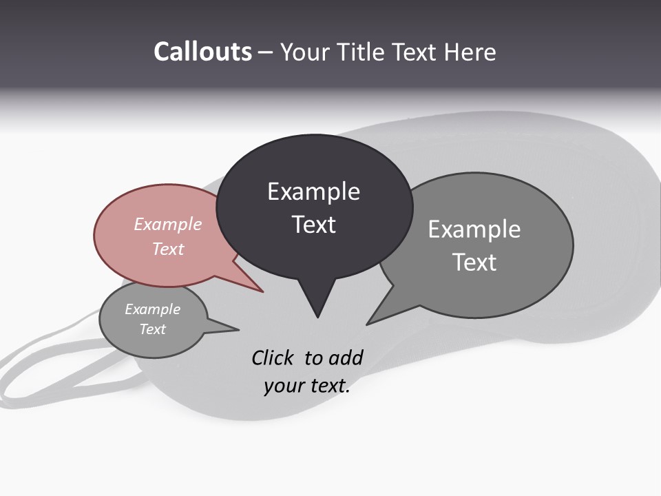Protection Mask Stress PowerPoint Template