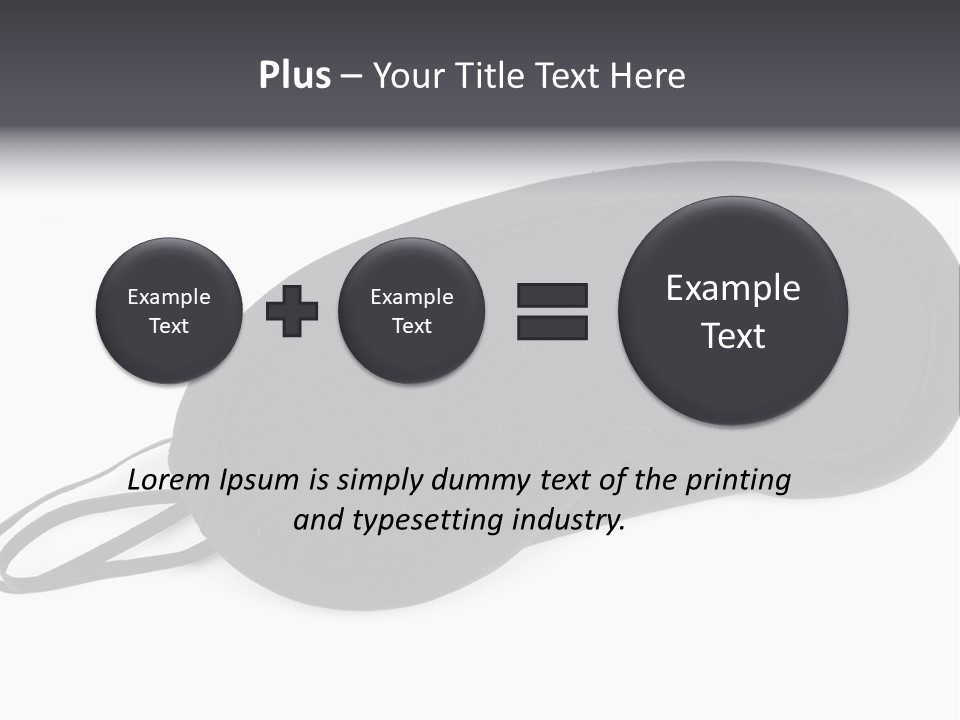 Protection Mask Stress PowerPoint Template