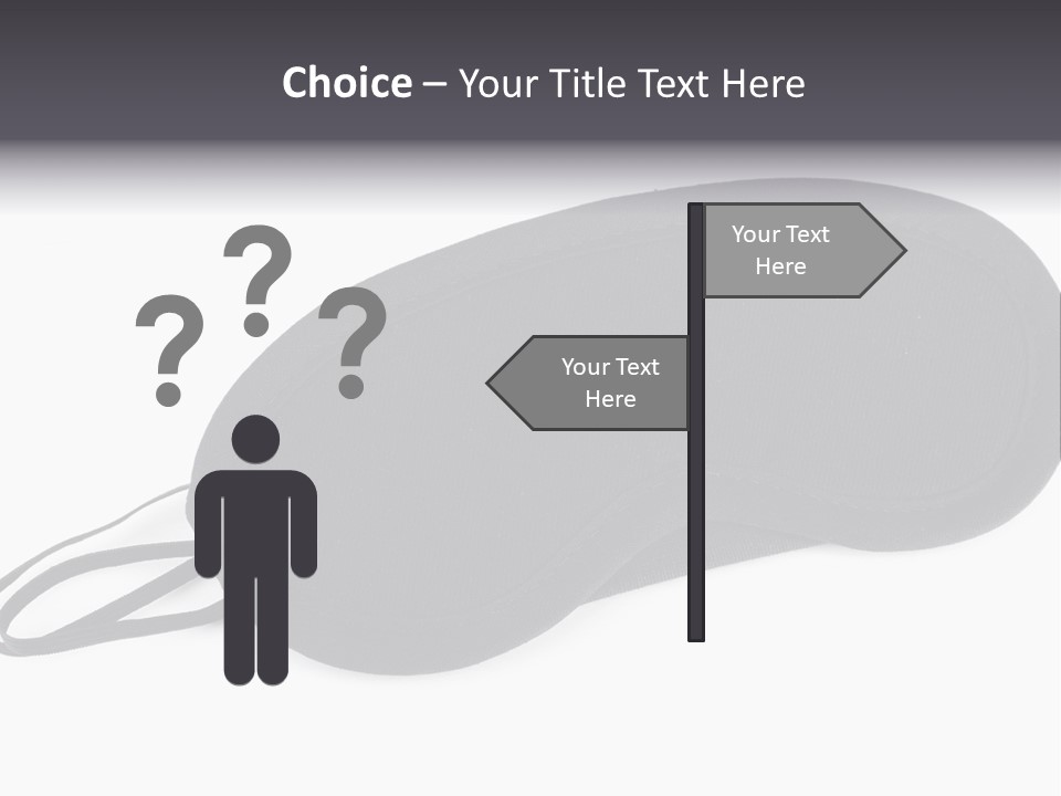 Protection Mask Stress PowerPoint Template