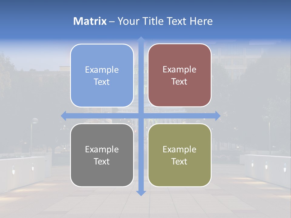Displacement Brown Hair Touching PowerPoint Template