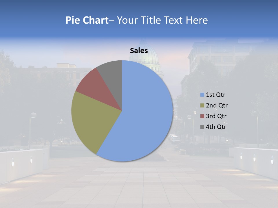 Displacement Brown Hair Touching PowerPoint Template