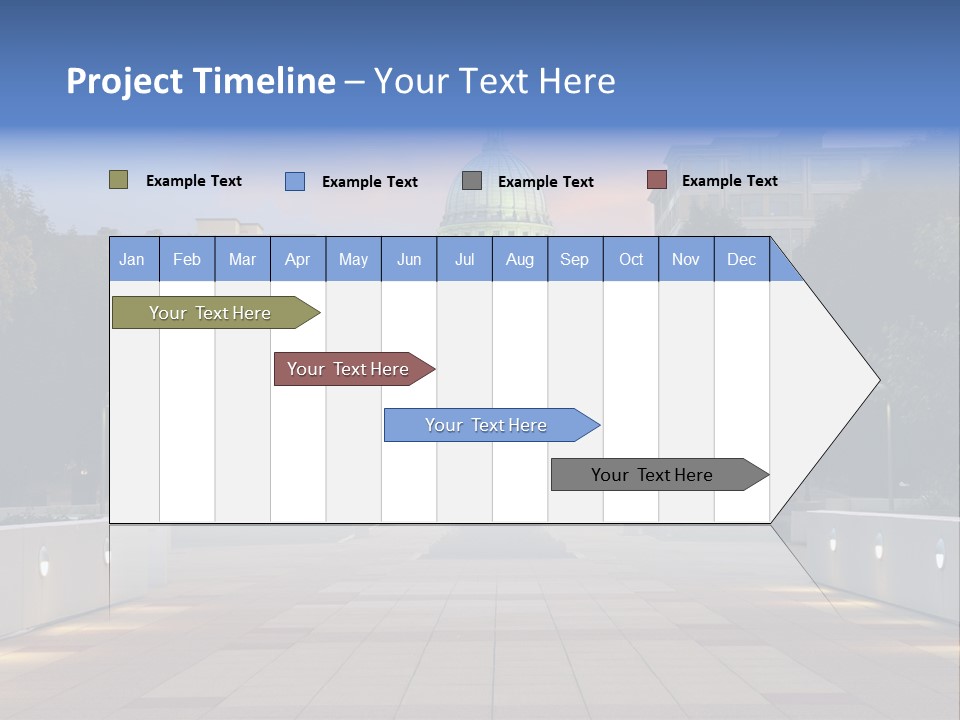 Displacement Brown Hair Touching PowerPoint Template