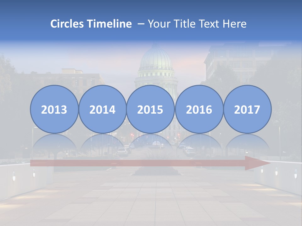 Displacement Brown Hair Touching PowerPoint Template