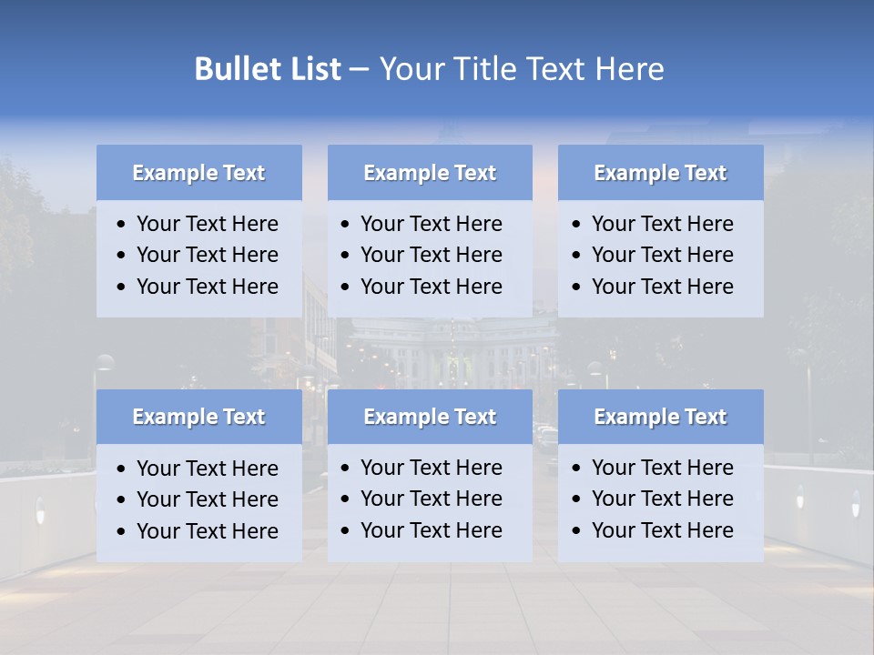 Displacement Brown Hair Touching PowerPoint Template