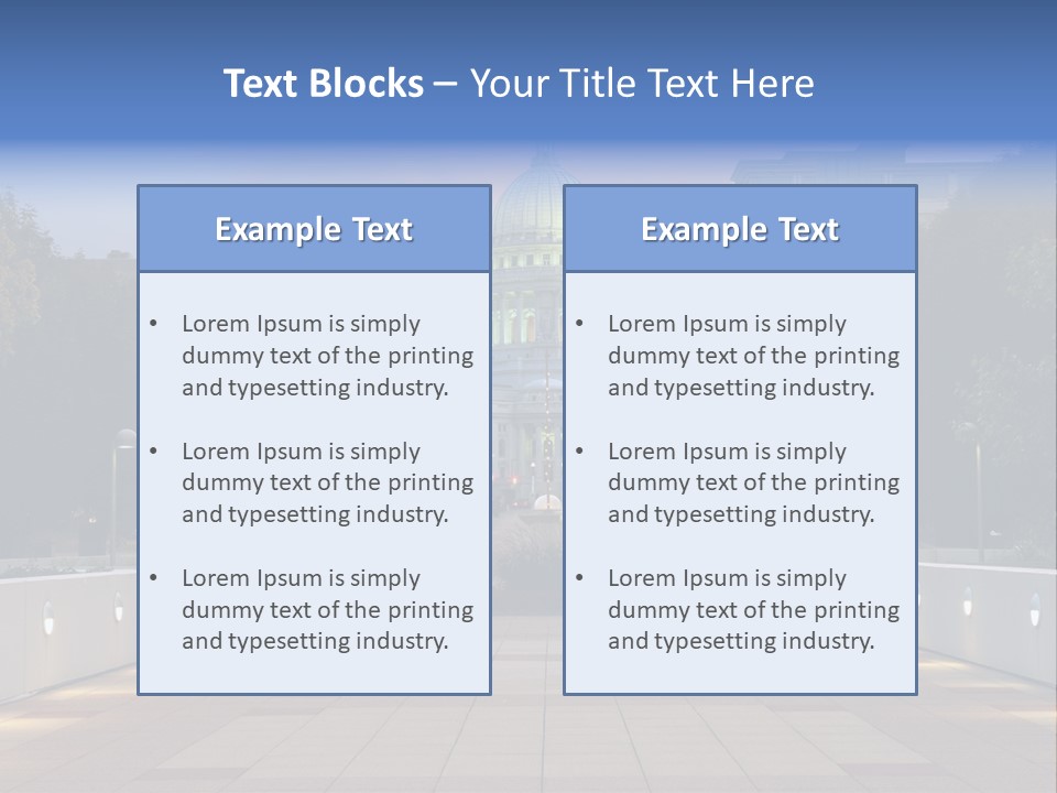 Displacement Brown Hair Touching PowerPoint Template