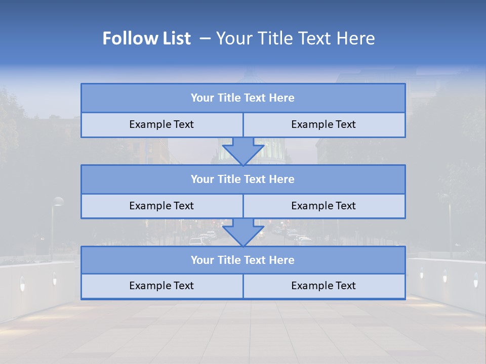 Displacement Brown Hair Touching PowerPoint Template