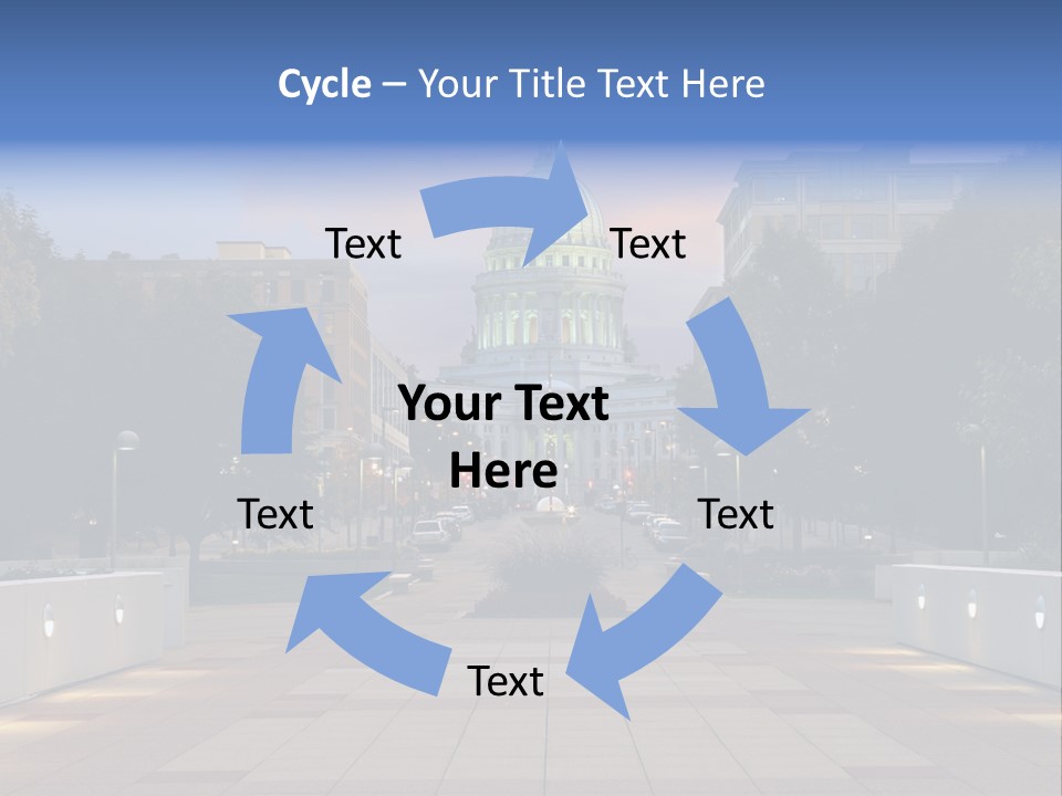 Displacement Brown Hair Touching PowerPoint Template