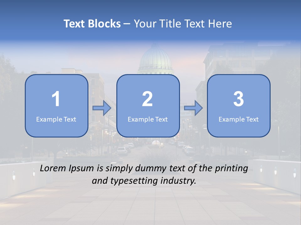 Displacement Brown Hair Touching PowerPoint Template