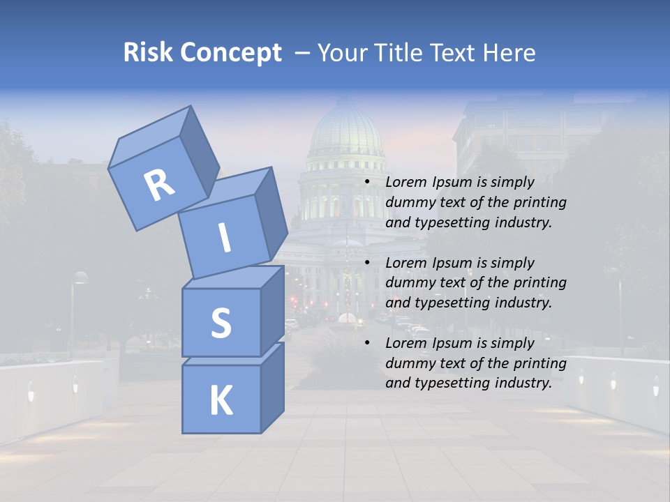 Displacement Brown Hair Touching PowerPoint Template