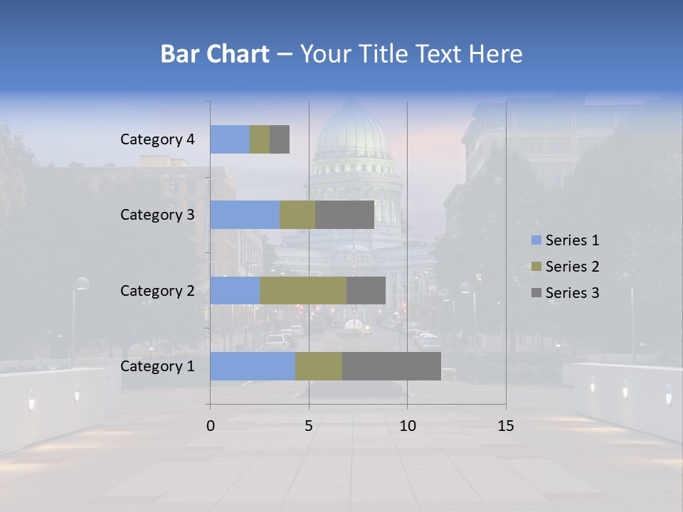 Displacement Brown Hair Touching PowerPoint Template
