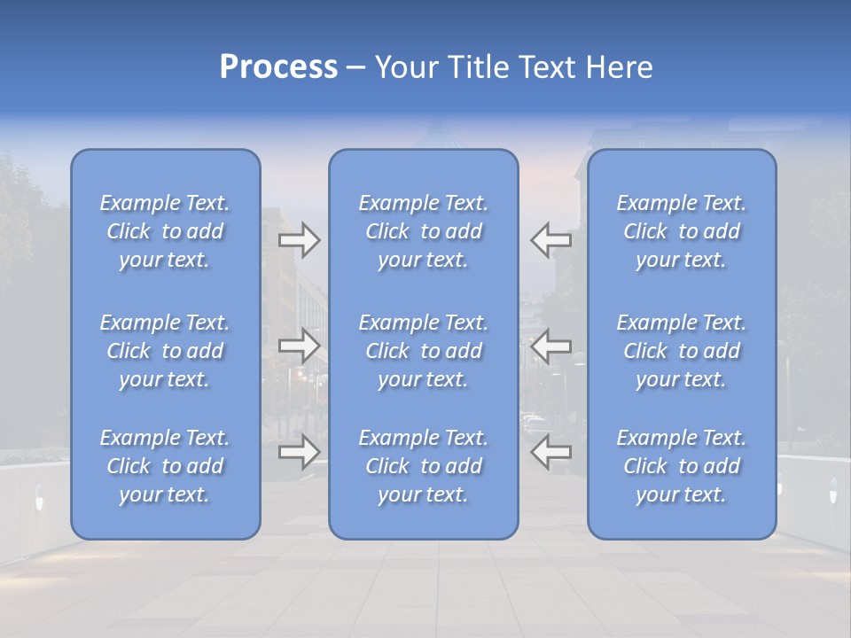 Displacement Brown Hair Touching PowerPoint Template