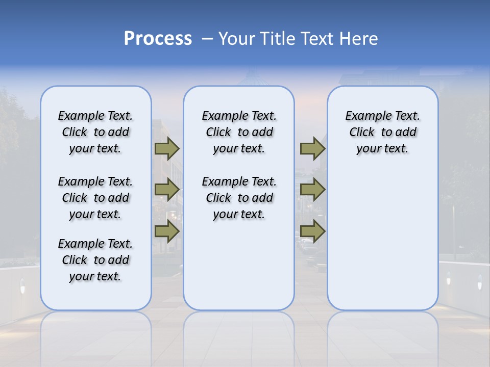Displacement Brown Hair Touching PowerPoint Template