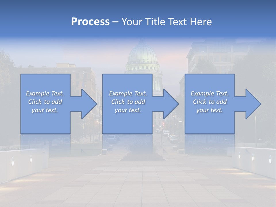 Displacement Brown Hair Touching PowerPoint Template