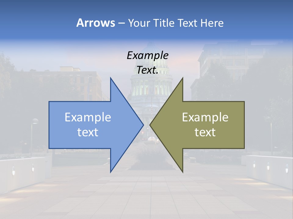 Displacement Brown Hair Touching PowerPoint Template