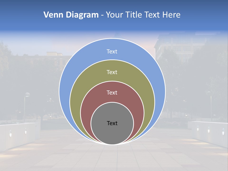 Displacement Brown Hair Touching PowerPoint Template