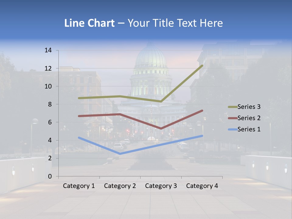 Displacement Brown Hair Touching PowerPoint Template