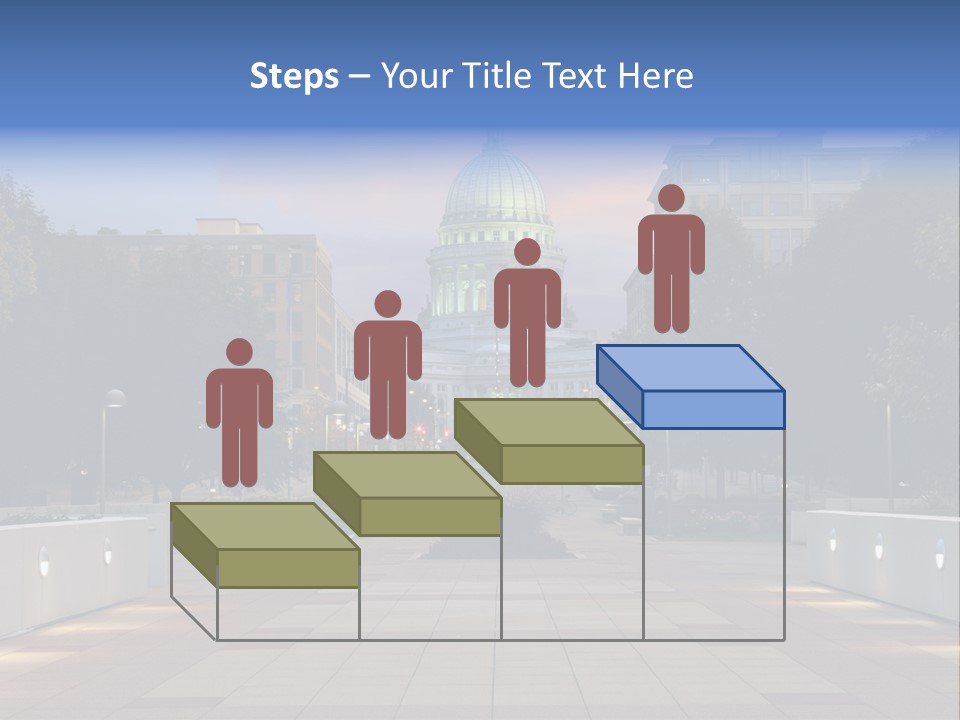 Displacement Brown Hair Touching PowerPoint Template