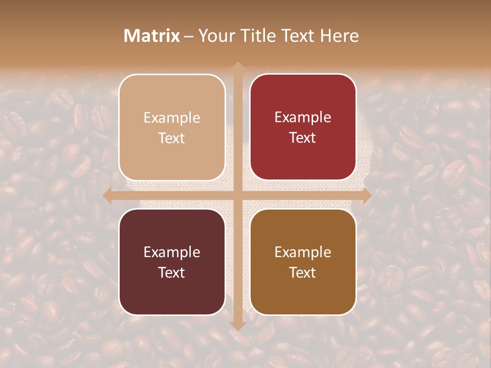 Coffee Shiny Blank PowerPoint Template