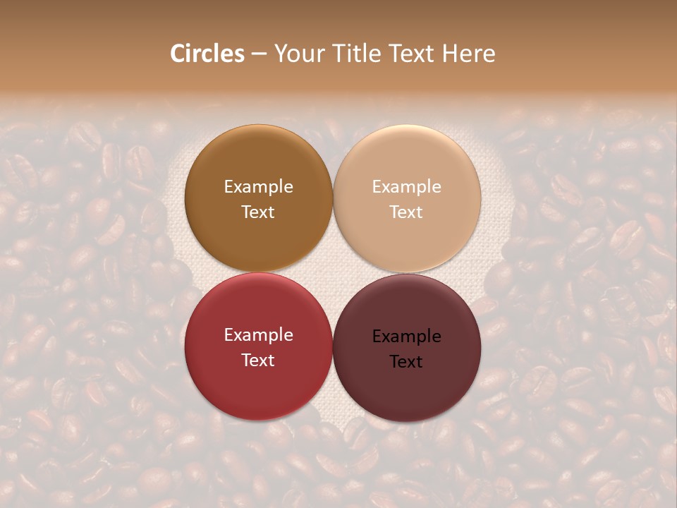 Coffee Shiny Blank PowerPoint Template
