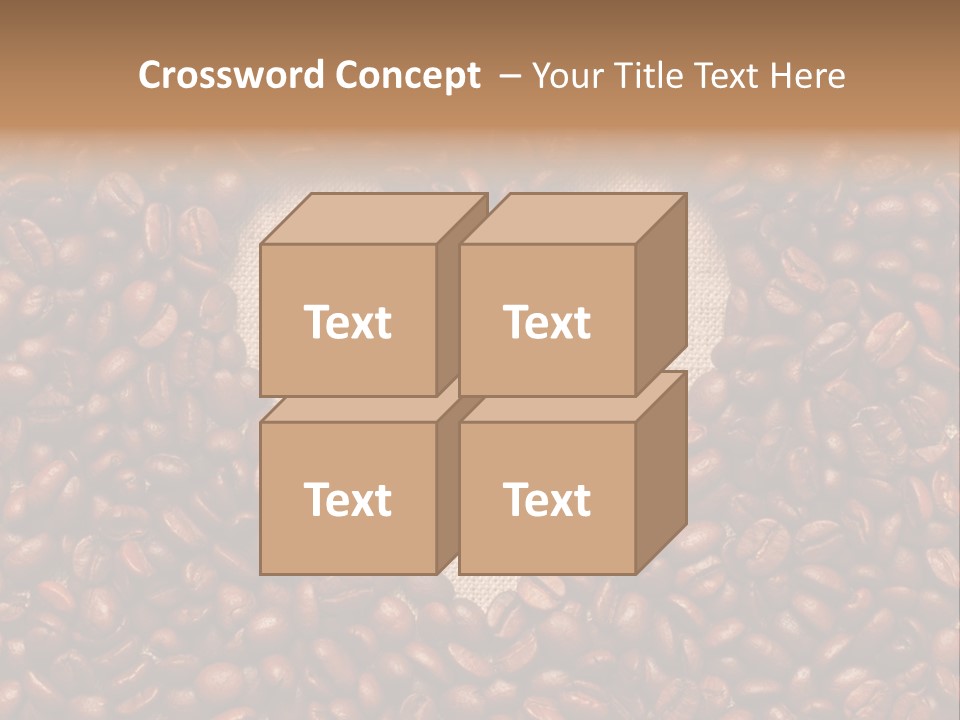 Coffee Shiny Blank PowerPoint Template