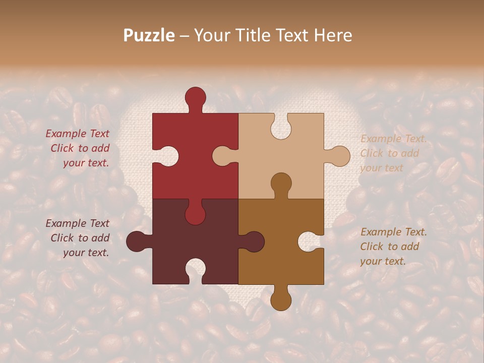 Coffee Shiny Blank PowerPoint Template