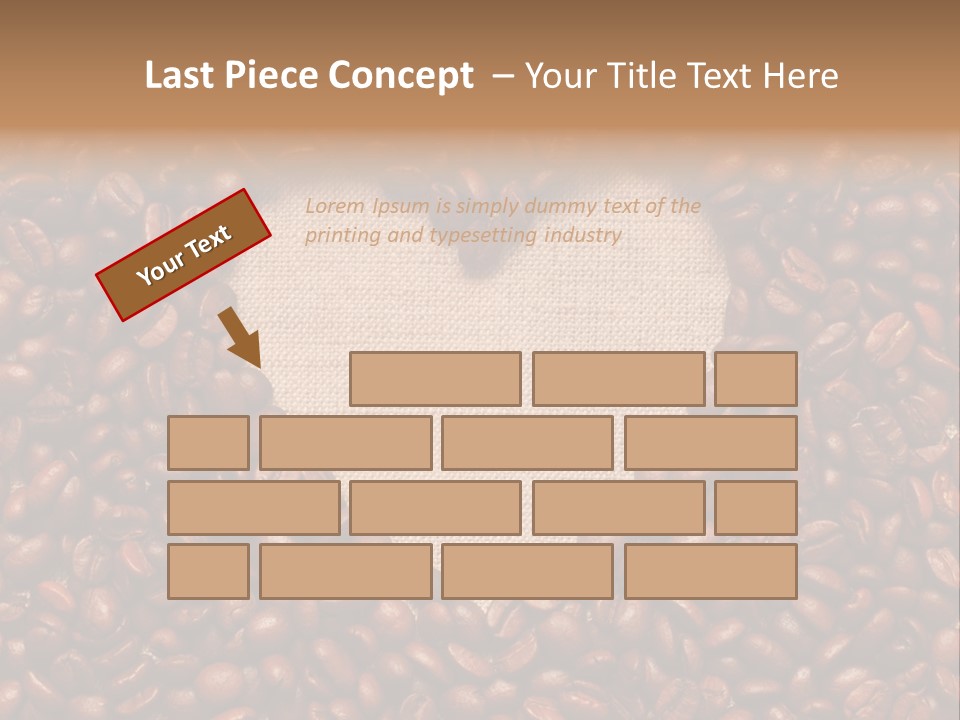 Coffee Shiny Blank PowerPoint Template