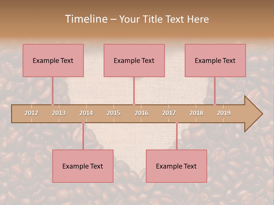 Coffee Shiny Blank PowerPoint Template